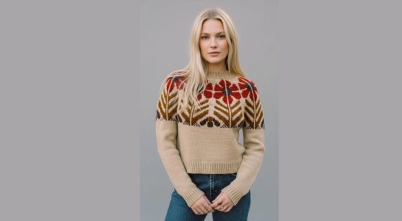 вязаный пуловер