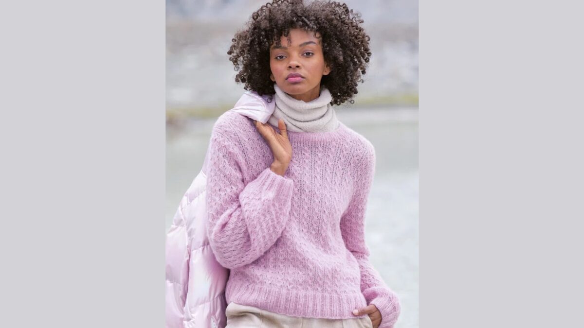  Пуловер со структурными узорами BUCKY