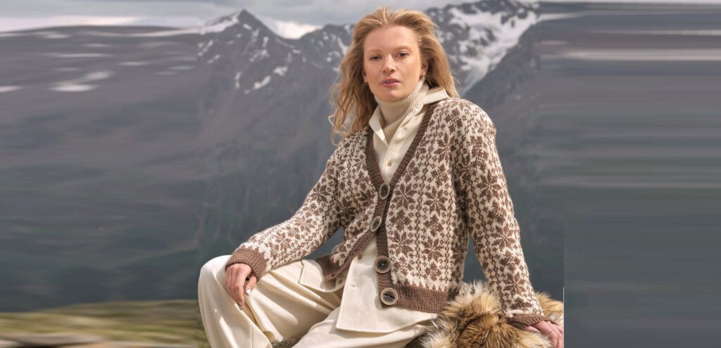 Жаккардовый кардиган ВОSTON