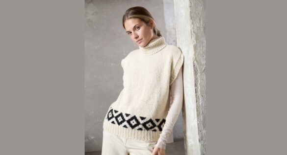 вязаный жилет