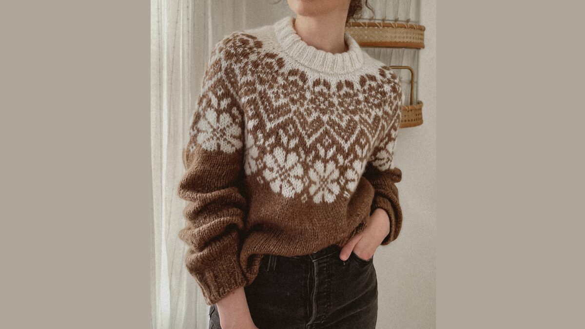 Джемпер с цветочным жаккардовым узором Bloom