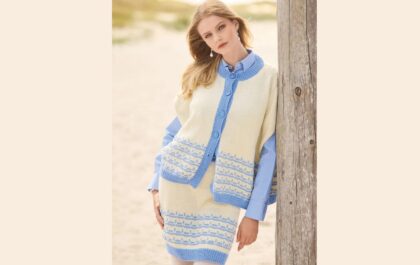 вязаный жилет