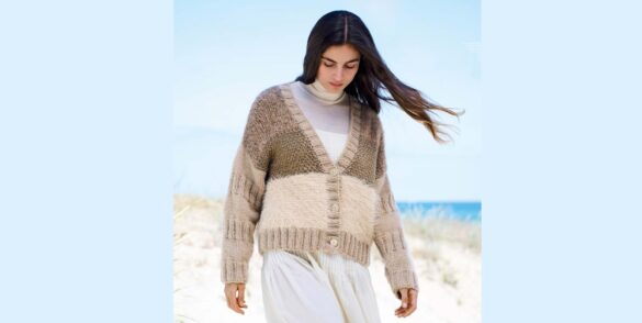 вязаный жакет