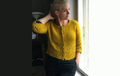 вязаный кардиган