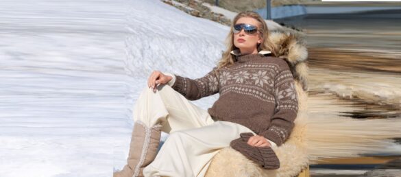 вязаный пуловер