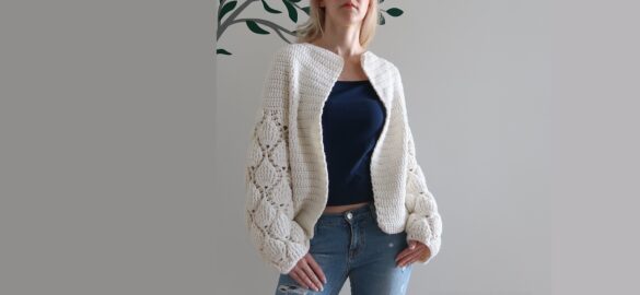 вязаный кардиган