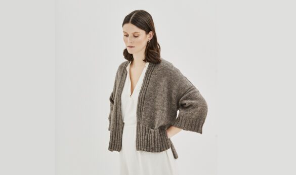 вязаный жакет