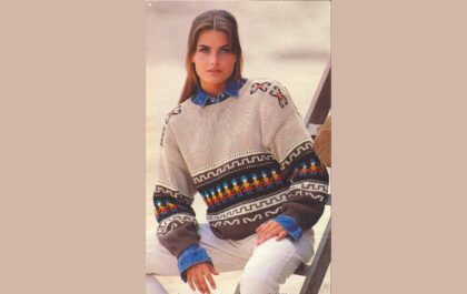 вязаный пуловер