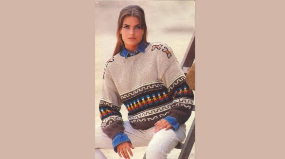 вязаный пуловер