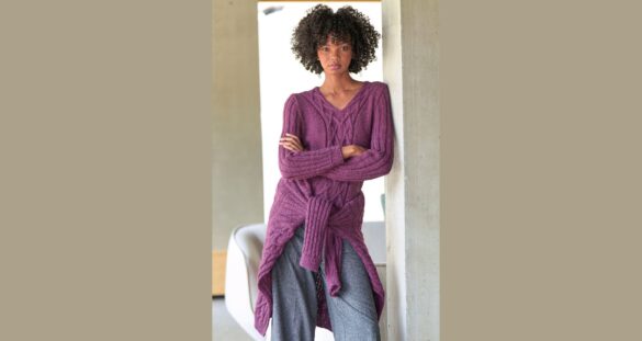 вязаный пуловер