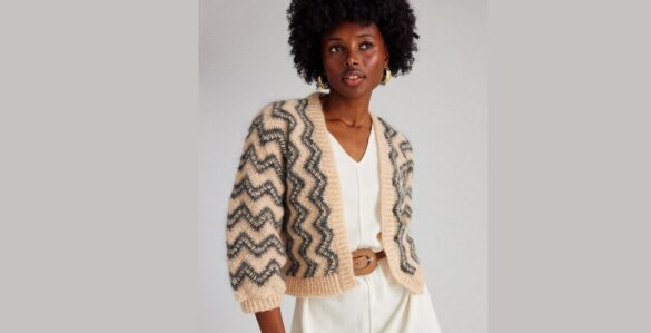 вязаный жакет