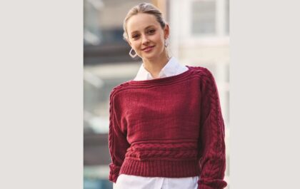 вязаный пуловер