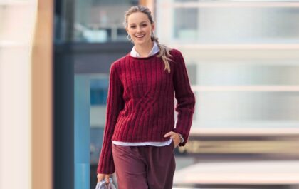 вязаный пуловер