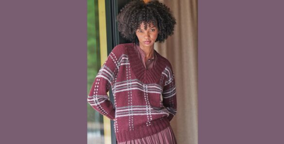 вязаный пуловер