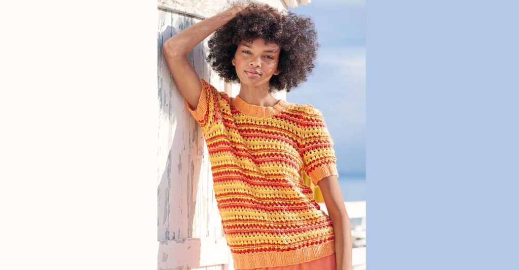  Пуловер с короткими рукавами CHILE