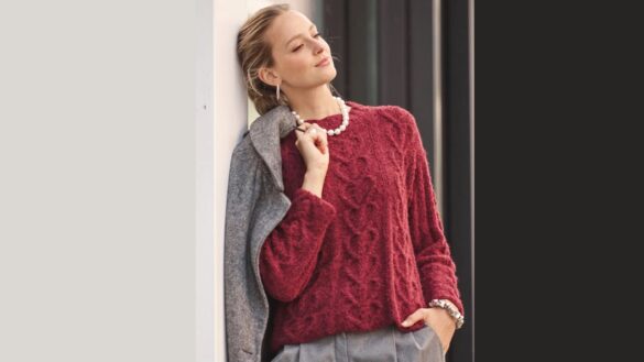 вязаный пуловер