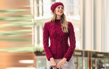 вязаный пуловер